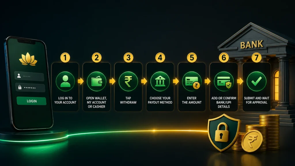 Step-by-Step Lotus365 Withdrawal